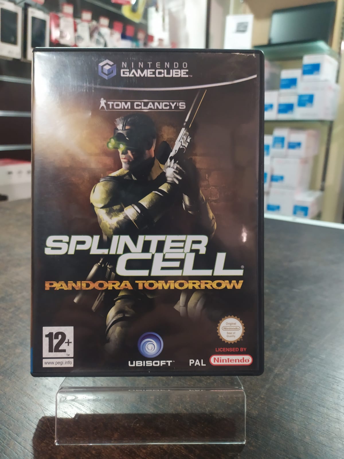 VIDEOGAME-USATO-SPLINTER-CELL-PANDORA-TOMORROW-NINTENDO-GAMECUBE-PAL-ITA